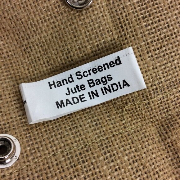 Chile Traditions Pepper Jute Collapsible Square Basket Display - Picture 5 of 6